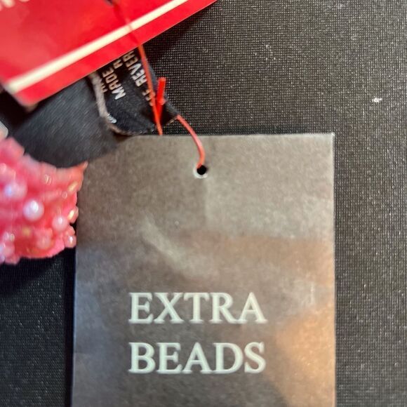 Jkara || Flamingo, pink with embellishments throughout. Size large. - Picture 11 of 13